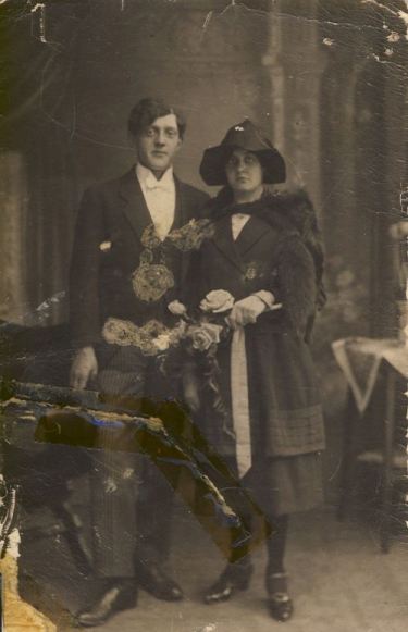 Trouwfoto Cornelis Adrianus van de Sanden en Clasina Martina Arnolda van den Hout